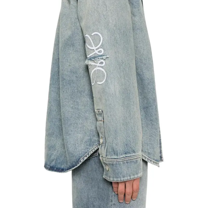 LOEWE Anagram Denim Overshirt-4