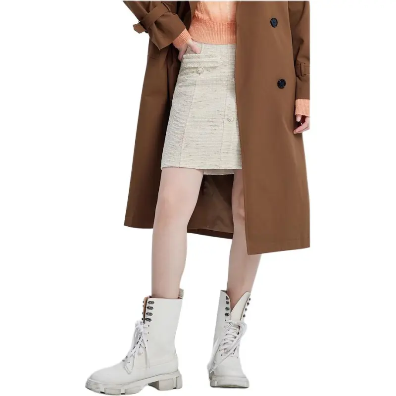 XG Casual Short Skirts Women's White-4