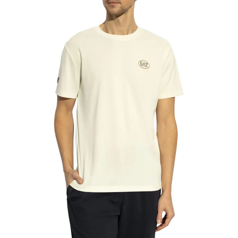 EMPORIO ARMANI Logo patch T shirt-1