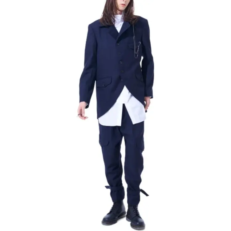 Yohji Yamamoto S'YTE Cargo Pants Unisex Marine Blue-3
