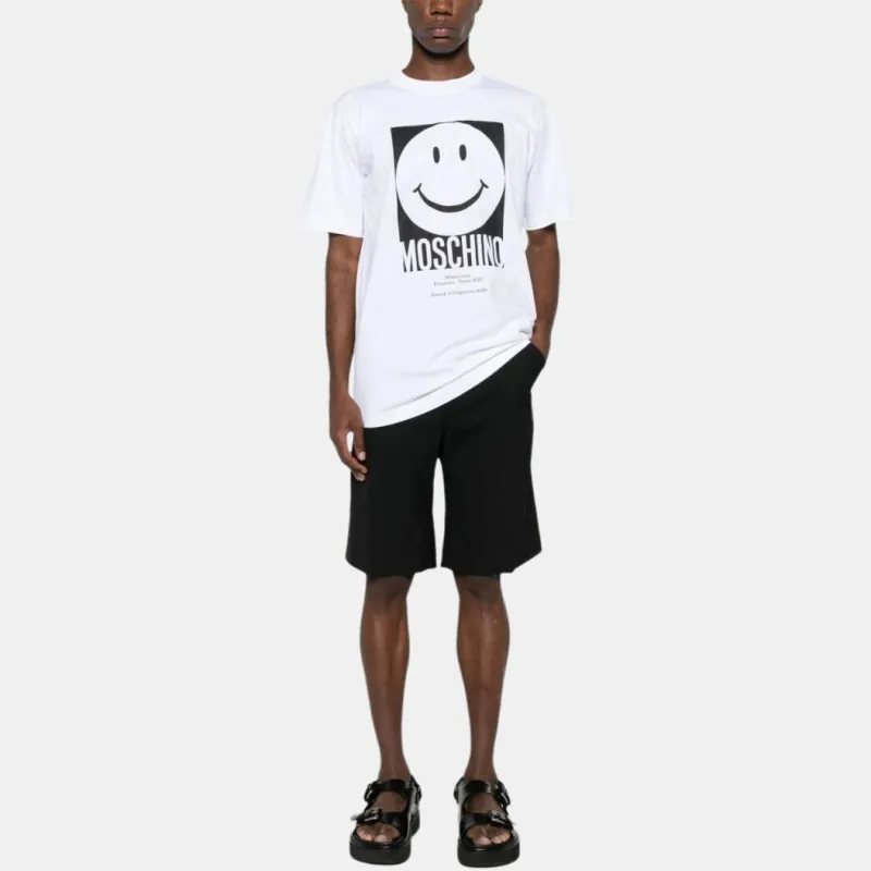 MOSCHINO X Smiley Crewneck T Shirt-2