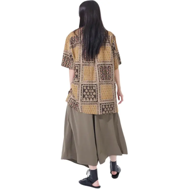 Yohji Yamamoto Shirt Unisex Light Yellow-2