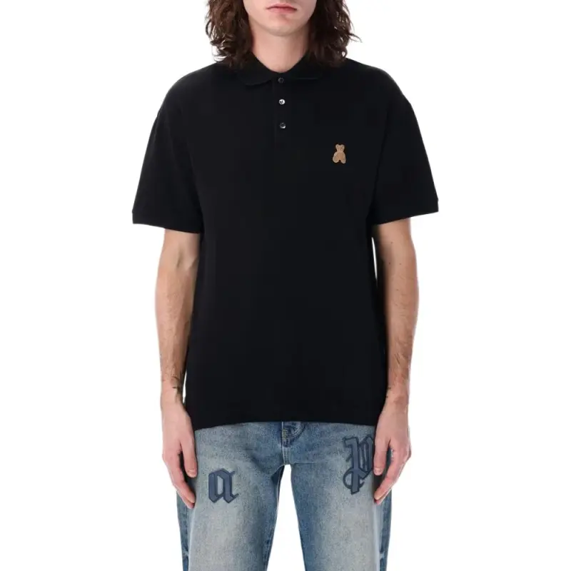 PALM ANGELS Bear In Mind Polo Shirt-2