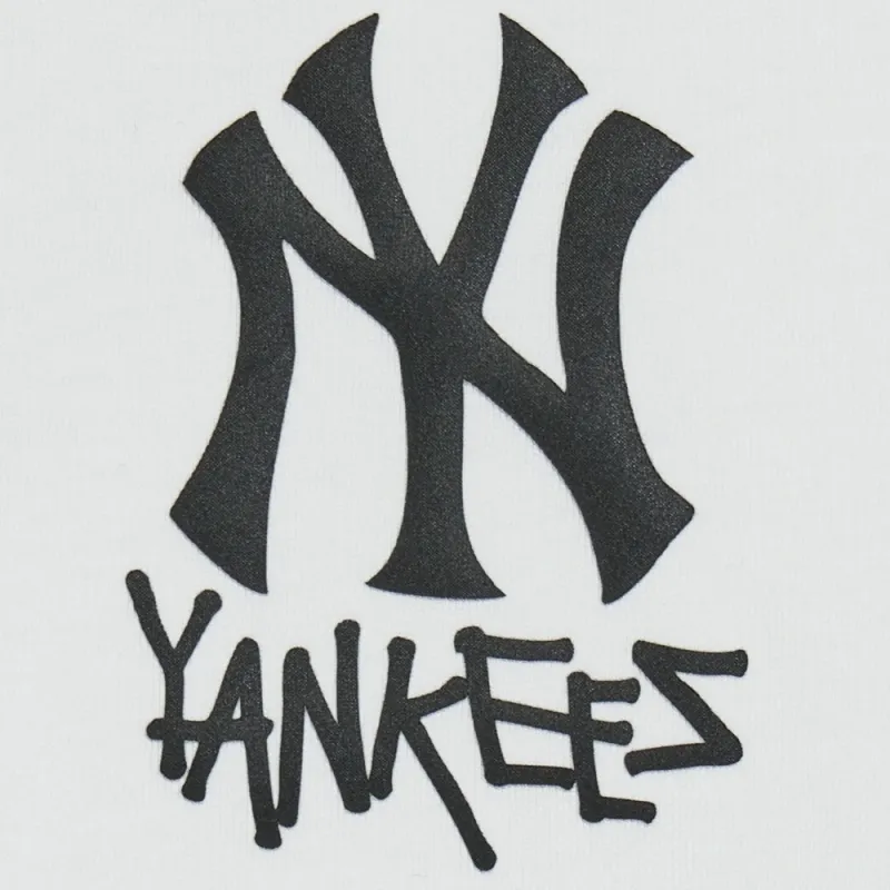 MLB New York Yankees T Shirts Women's Ecru-5