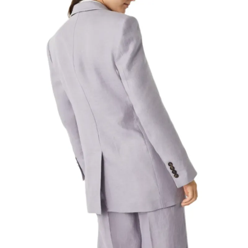 Brunello Cucinelli Double Breasted Long Sleeved Blazer-3
