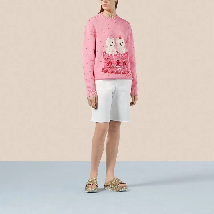 GUCCI SS23 Sweater Women's Pink-1