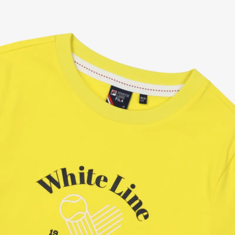 FILA Crop Tops Women's Yellow-2