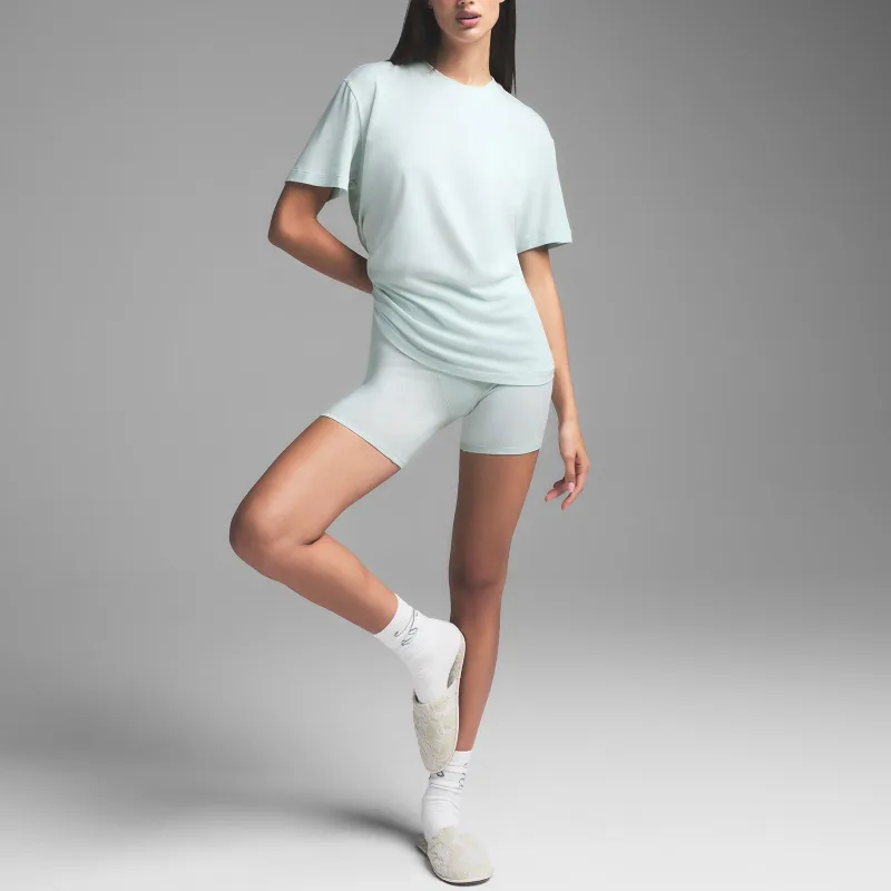 SKIMS Drop Shoulder Sleeve T-Shirt Unisex FROST/Frozen Blue-1