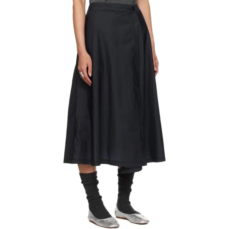 Mfpen Casual Long Skirt Women's Midnight Blue-2