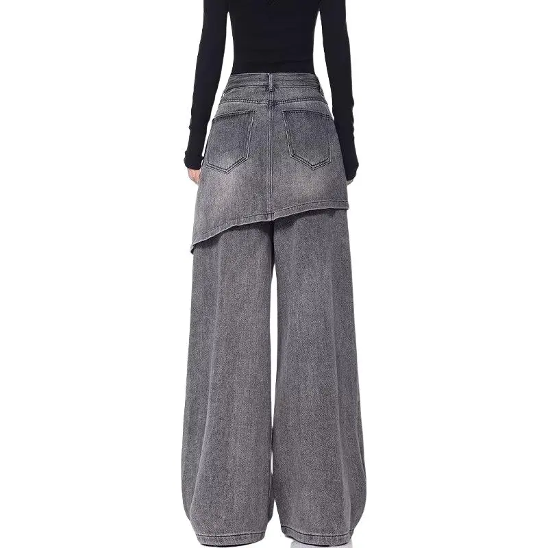 Concubine Zhu Jeans Women's Gray-4
