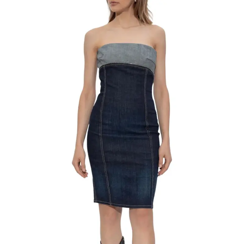 DSQUARED 2 Upside Denim Mini Dress-1