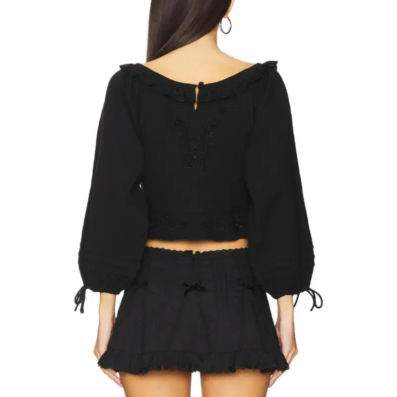FOR LOVE & LEMONS Harlow Blouse-1