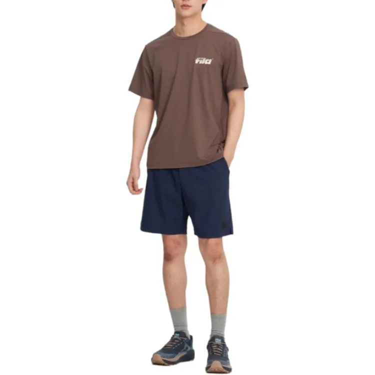 FILA T Shirts Unisex Brown-3