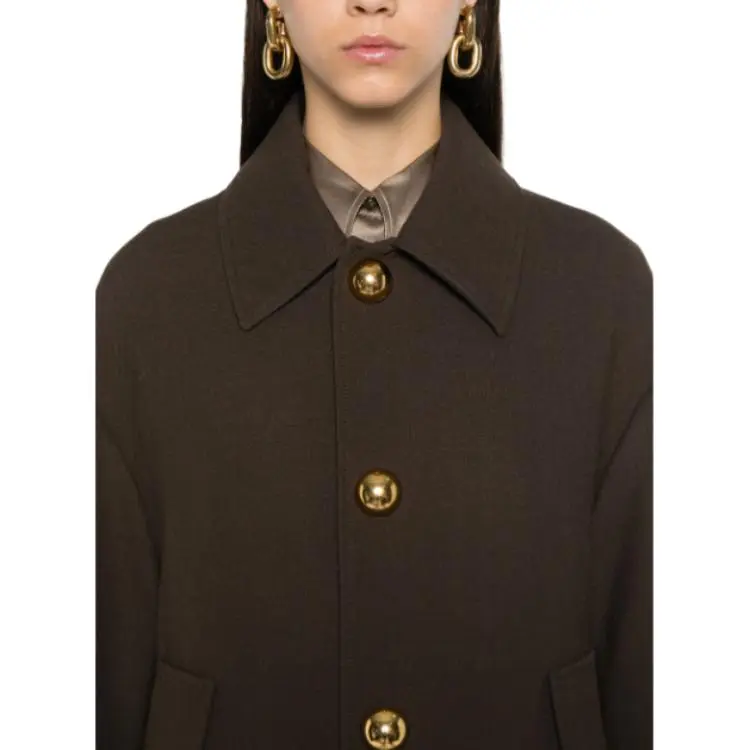 AMIPARIS Long Sleeved Straight Hem Jacket-4