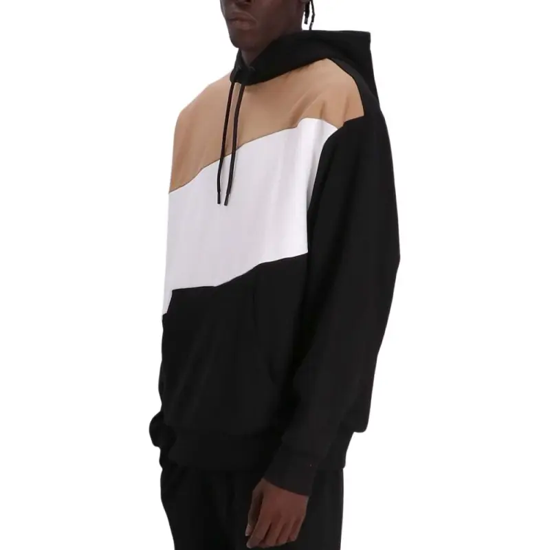 HUGO BOSS Striped Cotton Hoodie-3