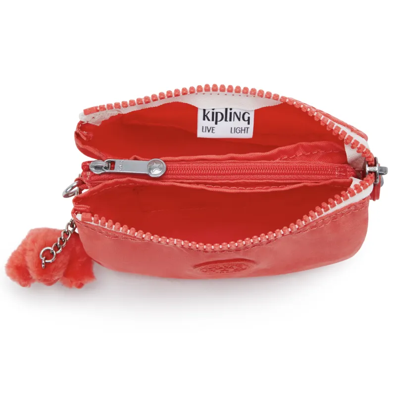 Kipling Recycled Polyamide Wallet Small Size Women's Coral-3