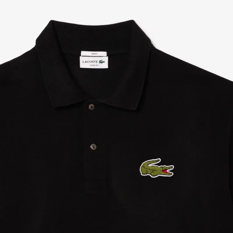 LACOSTE Logo appliqué Polo Shirt-4