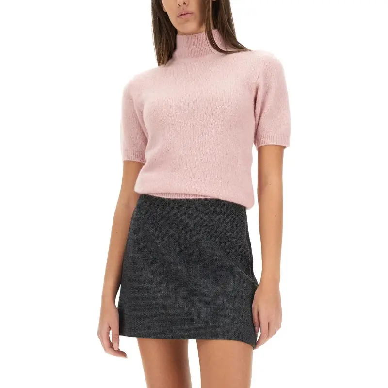 A.P.C High Neck Short Sleeved Jumper-2