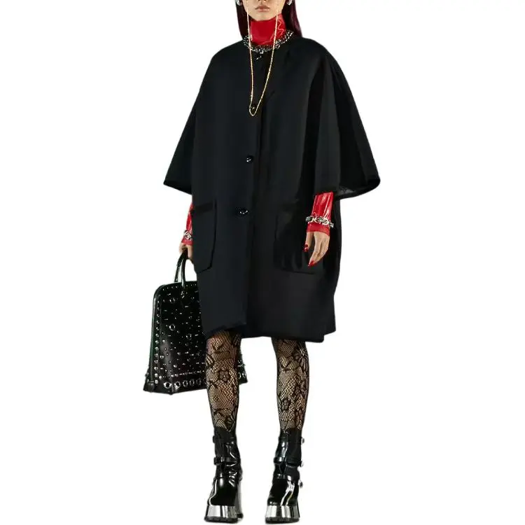 GUCCI Gg Supreme Reversible Wool Coat-3