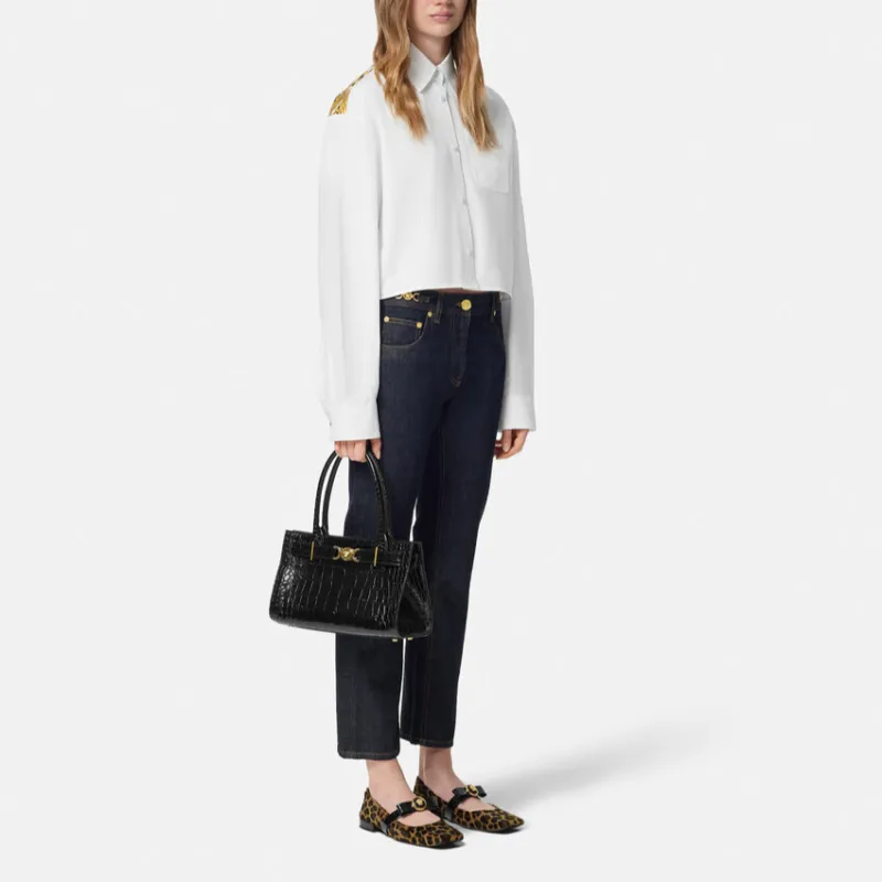 VERSACE Wild Barocco Cropped Shirt-3