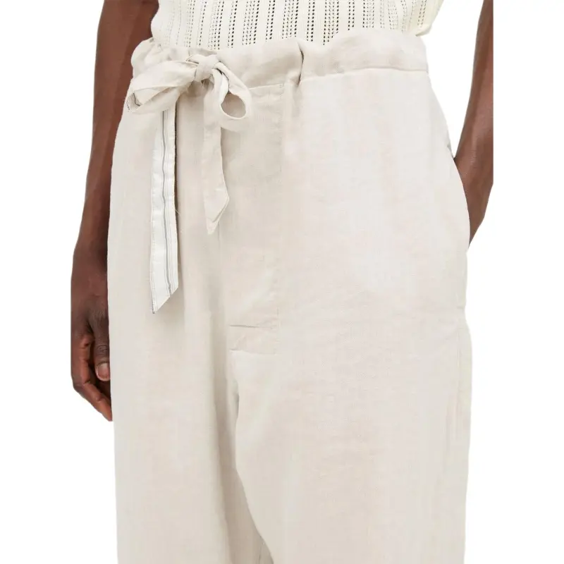 Maison Margiela Wide leg Drawstring Trousers-4