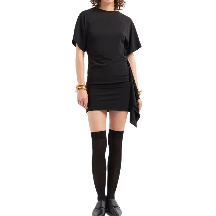EMPORIO ARMANI Dawn To Dusk Stretch jersey Dress With Flounce-2
