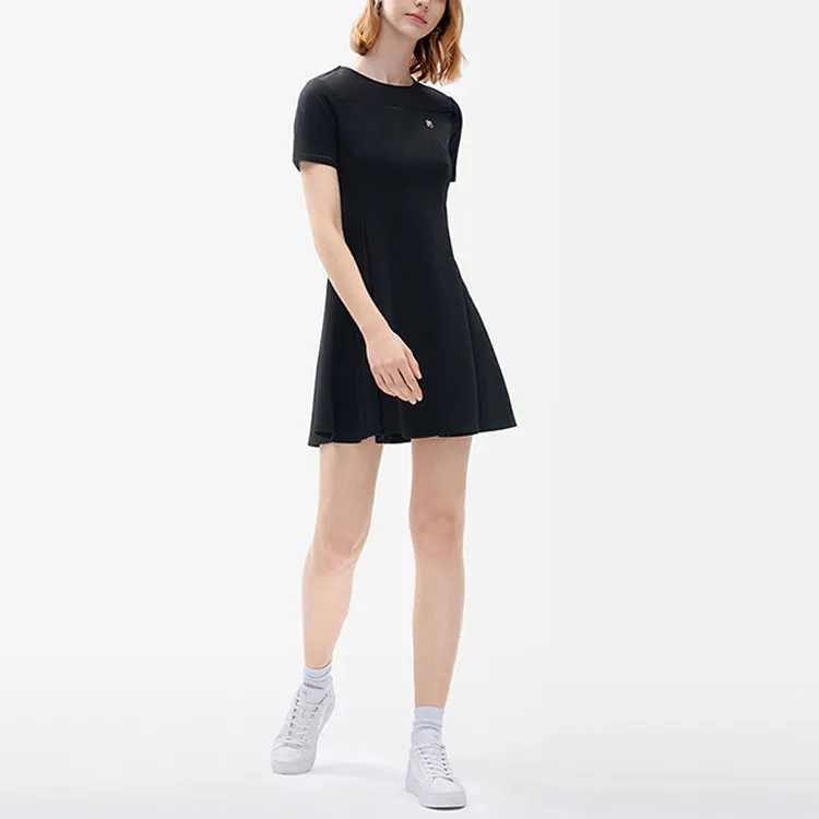FILA Short Sleeved Dresses Women's Jet Black-4