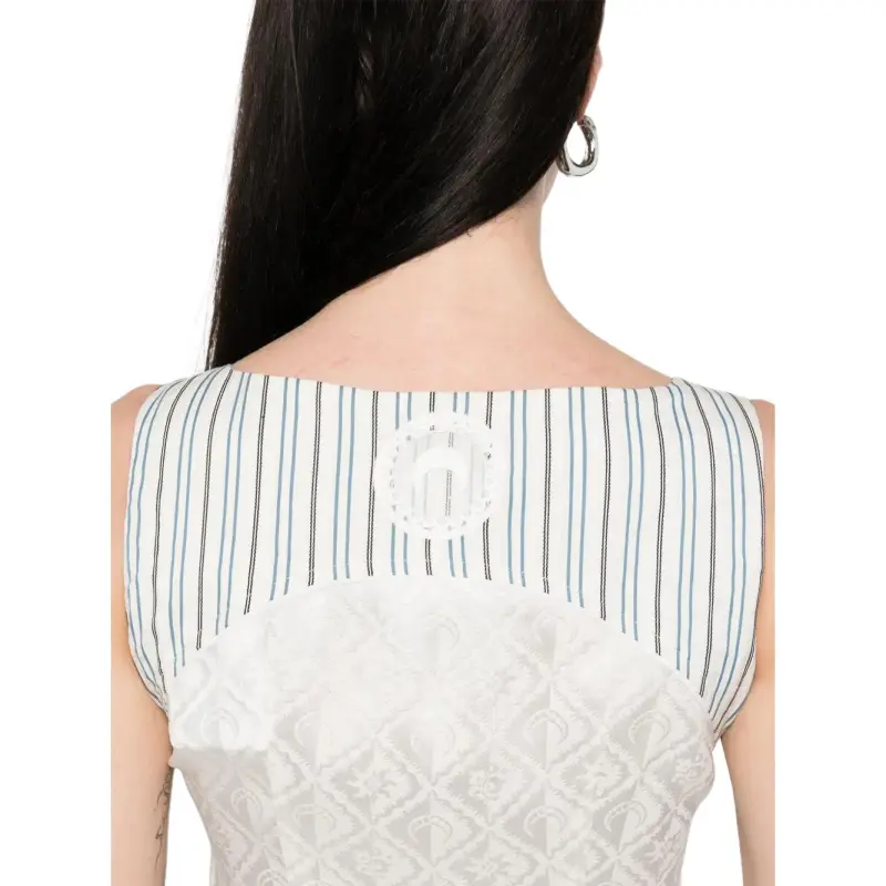 Marine Serre Regenerated Striped Top-4