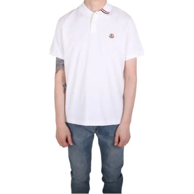 Moncler Polo Shirts Men White-2