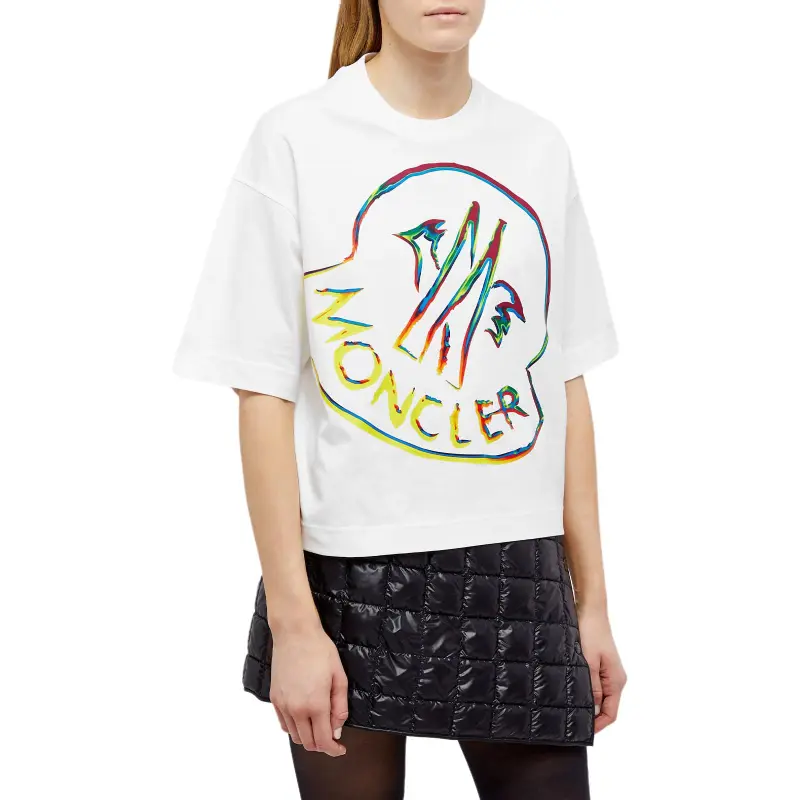 Moncler Logo print Cotton T shirt-2