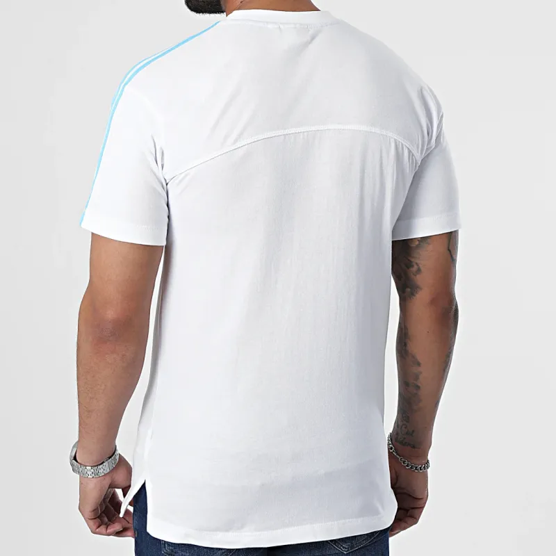 Adidas Originals T Shirt Men's Sky Blue/White-5