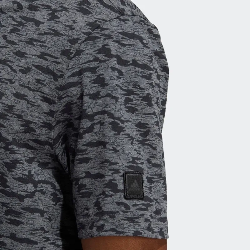Adidas Polo Shirts Men Gray-5