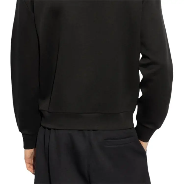 GIORGIO ARMANI Milano Logo Embroidered Crewneck Sweatshirt-5
