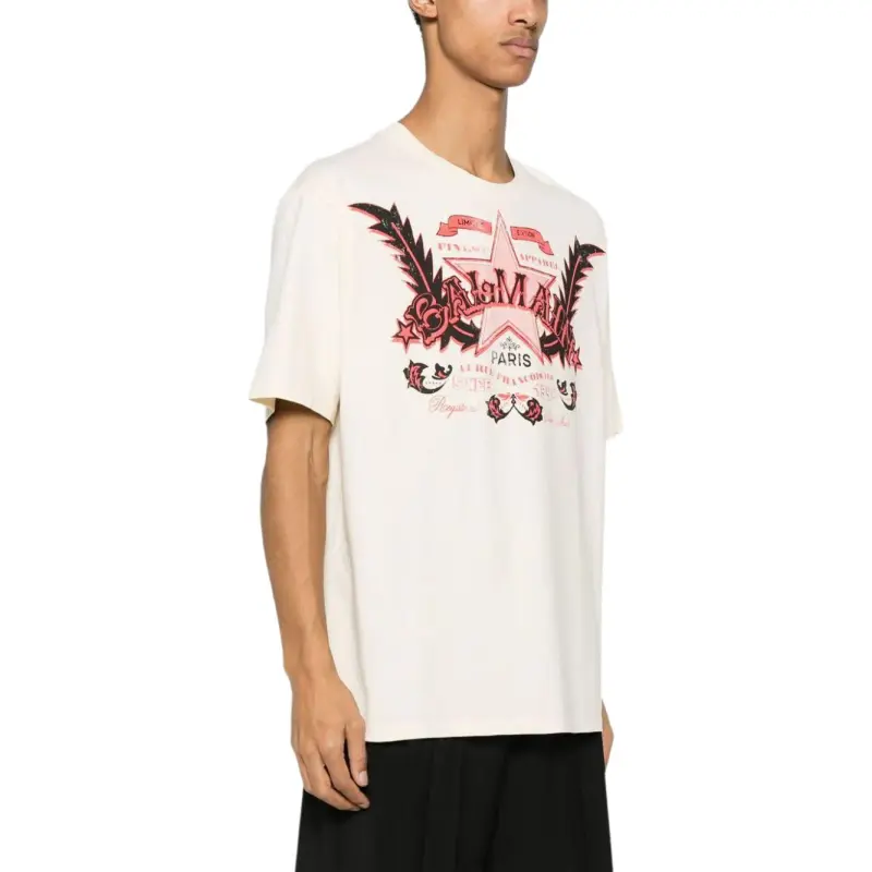 BALMAIN Western T Shirt-4