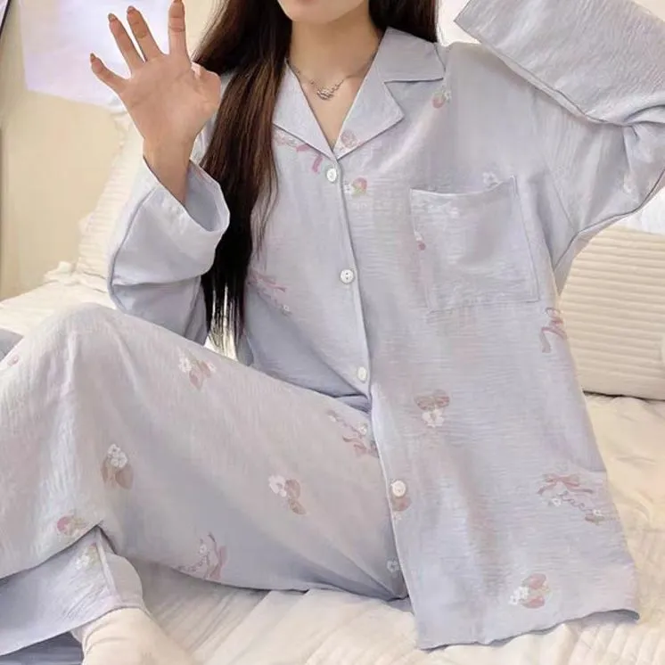WANANNI Pajama Set Women's Sky Blue-1