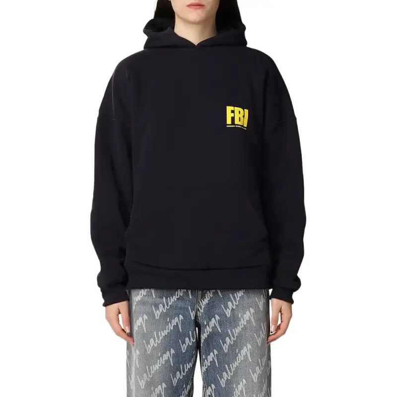 Balenciaga Drawstring Reversible Hoodie-2