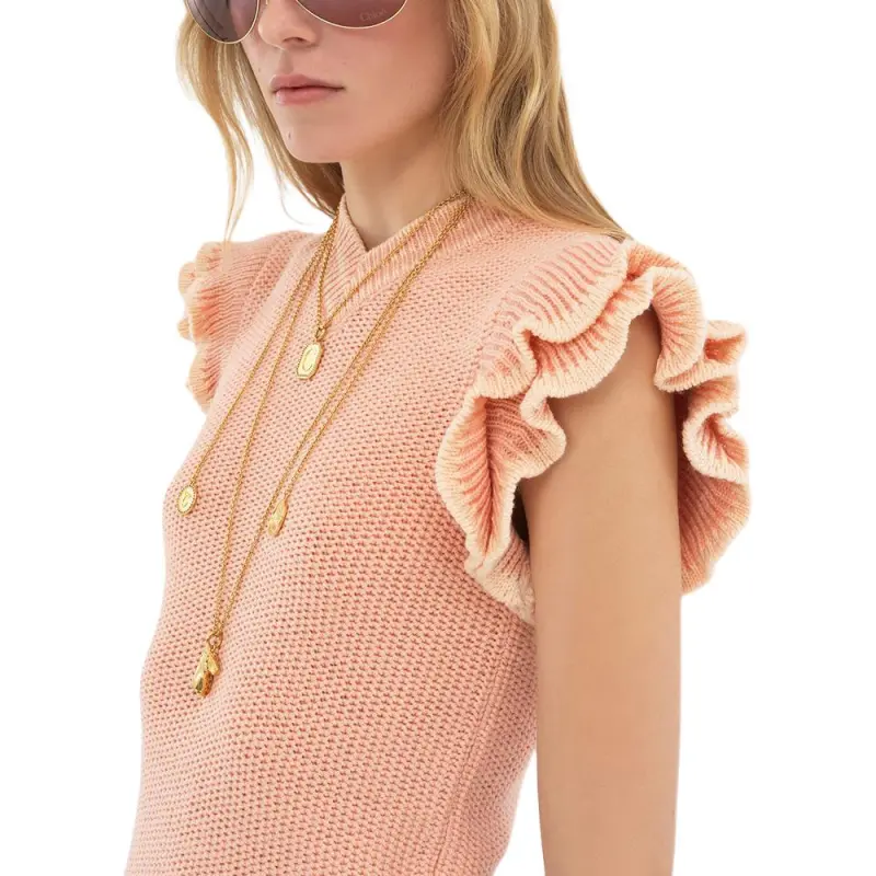 Chloé Short Sleeved Knit Top-5