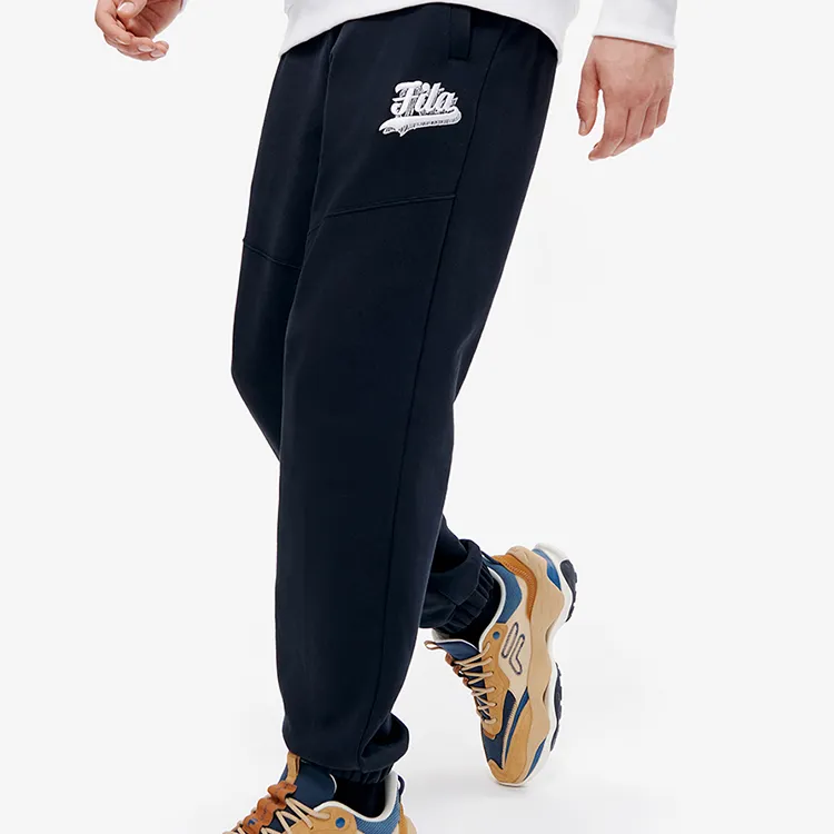 FILA FUSION Knitted Sweatpants Men Pitch Black-2