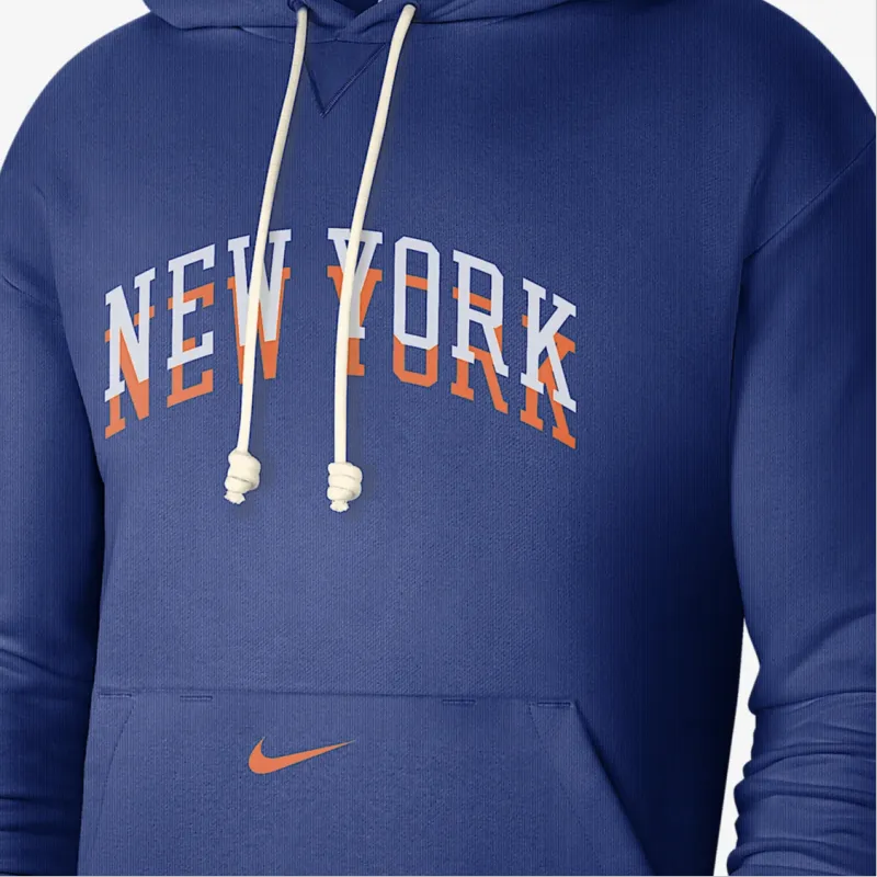 Nike New York Knicks Standard Issue City Edition Men's Nike Dri FIT Nba Courtside Hoodie-2