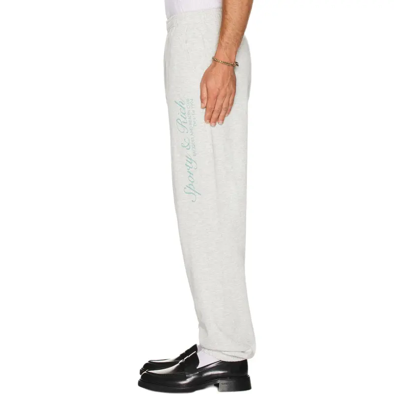 SPORTY & RICH Logo print Track Pants-4