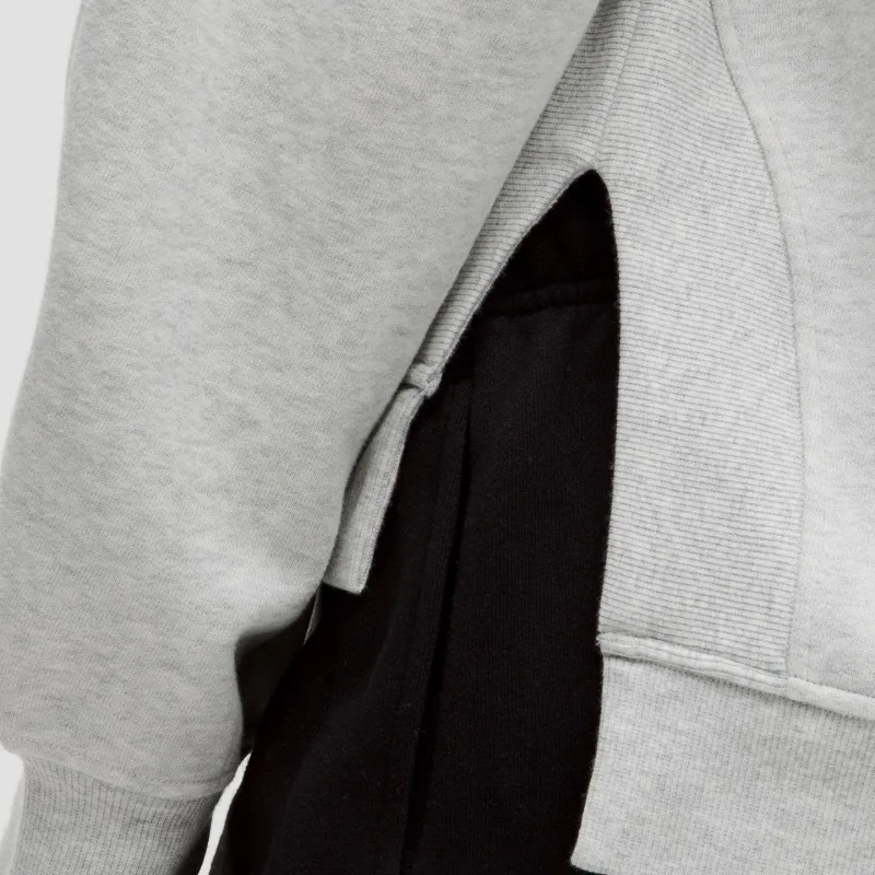 Lululemon Scuba Sweatshirt Women's Light Gray With A Hint Of Mixed Colors-3