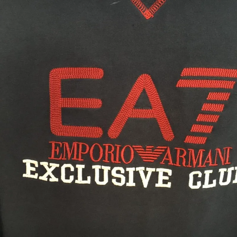 EMPORIO ARMANI EA7 SS22 Sweater Men's Dark Blue-1