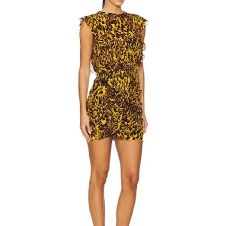 ALLSAINTS Sleeveless Dress Women's Yellow-2
