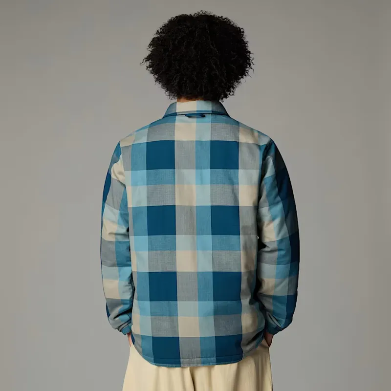 THE NORTH FACE Afterburner Insulated Flannel Jacket Men's Midnight Gasoline-2