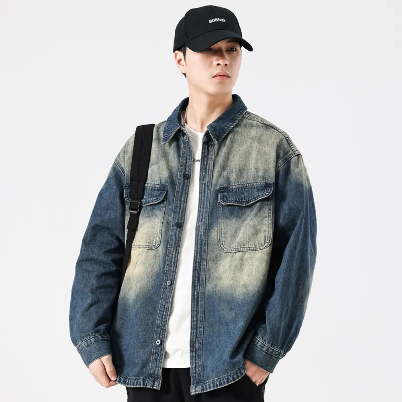 VALKOMM Denim Jacket Unisex Peacock Blue-3