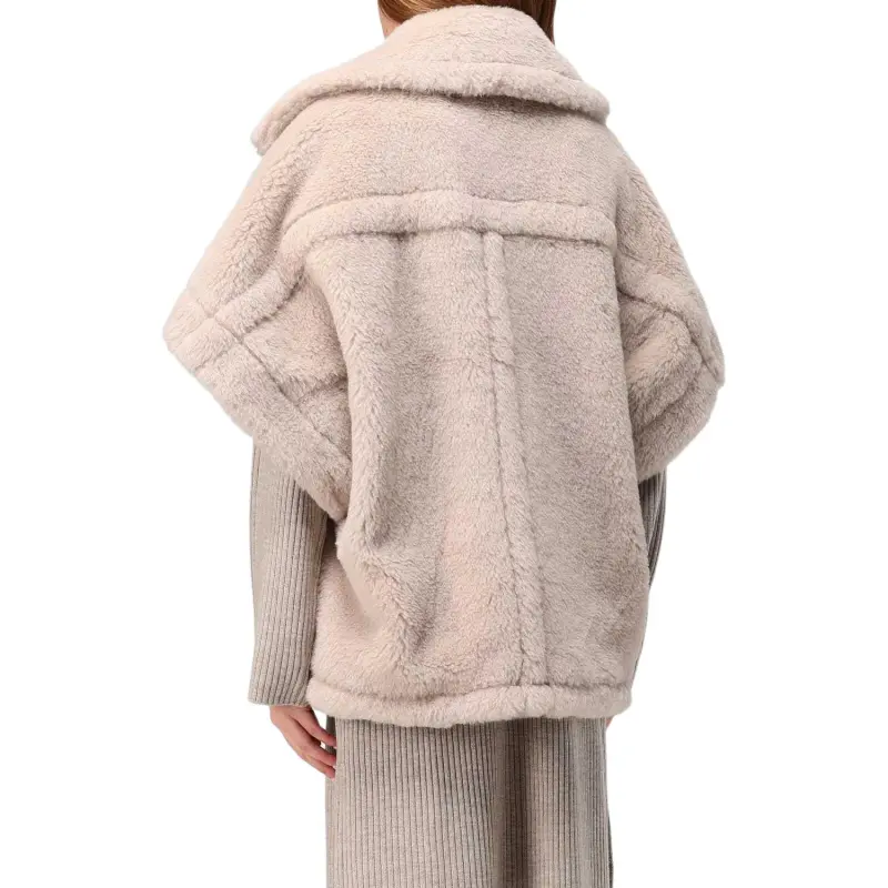 MaxMara Zip-Up Short-Sleeved Coat-3