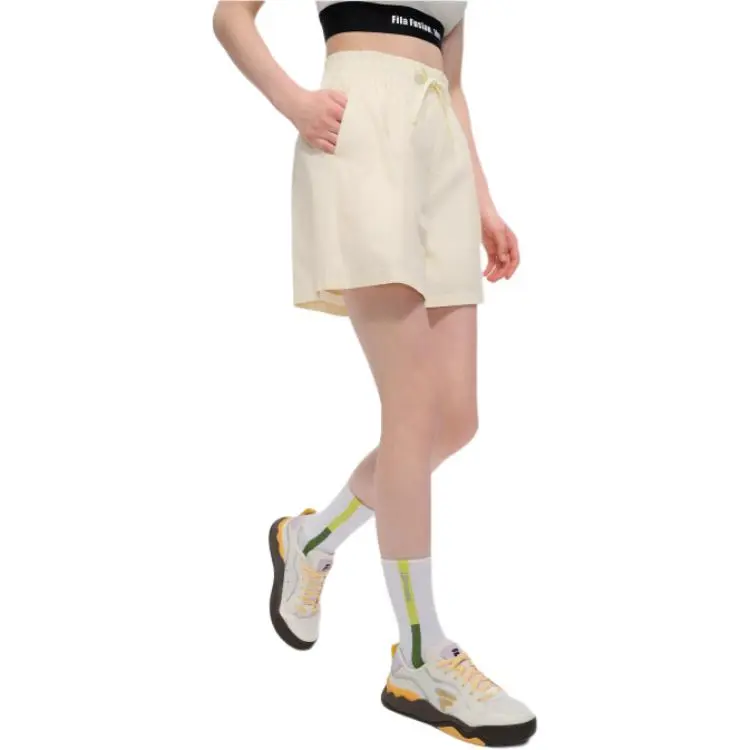 FILA FUSION FOBFUSION LIFE SS25 Casual Shorts Women's Misty Custard-3