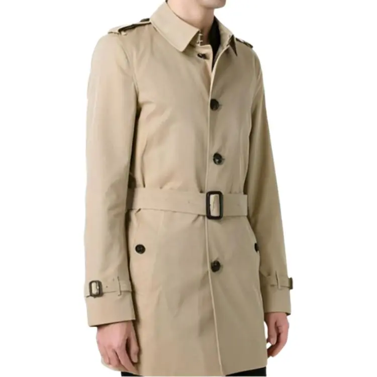 Burberry Coats Men Khaki-1