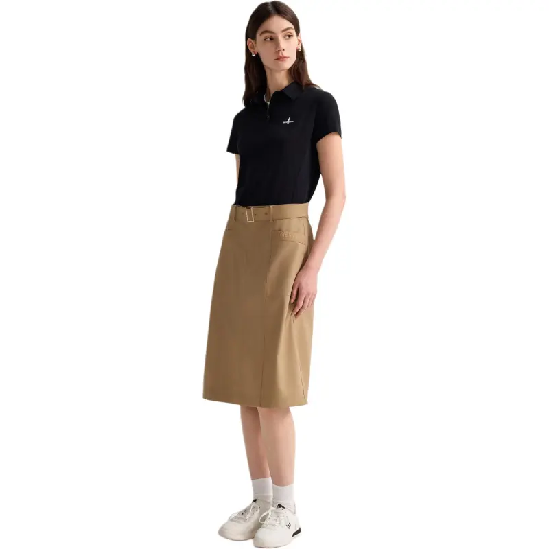Biyin Leufen Casual Long Skirt Women's-6