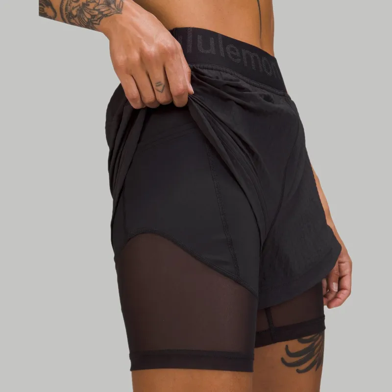 Lululemon Sports Shorts Women's Black/BLK-4